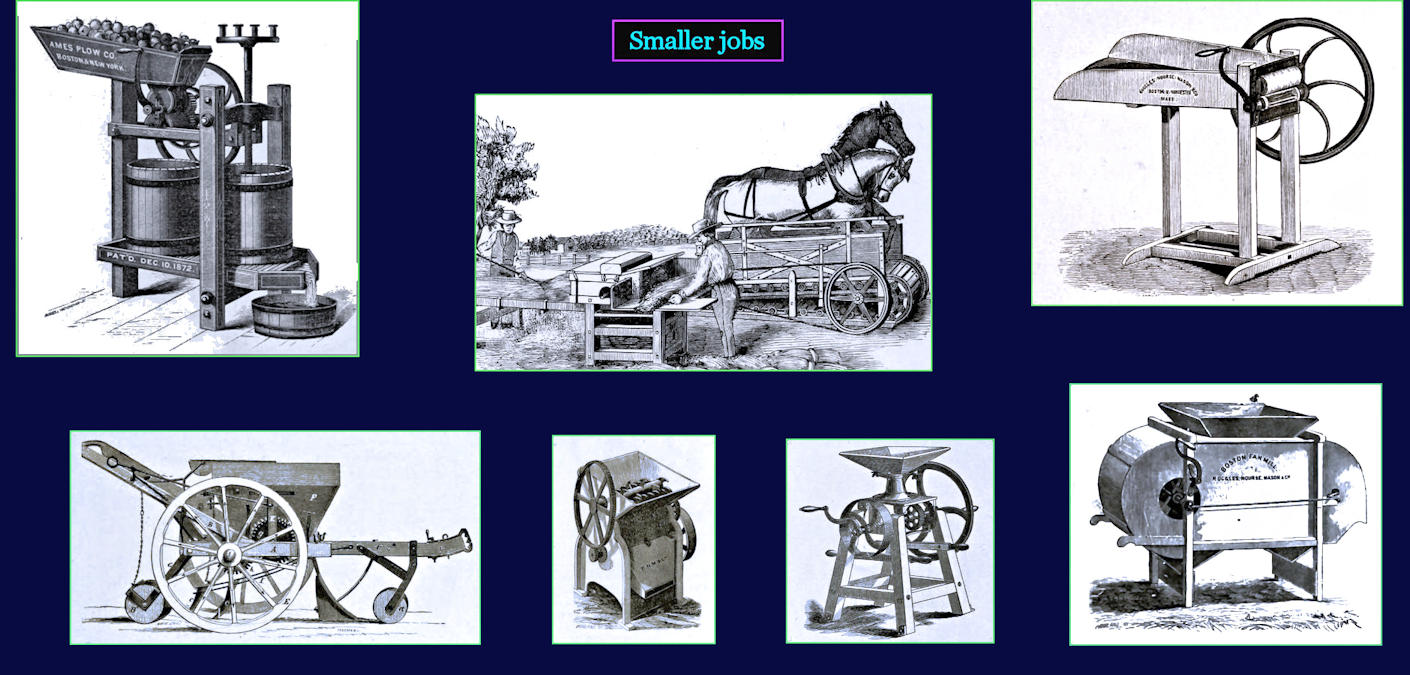 Small farm equipment, 1870